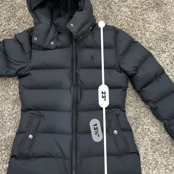 Polo Ralph Lauren Belmont Down-Filled Jacket Black size xs